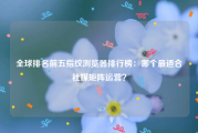 全球排名前五指纹浏览器排行榜：哪个最适合社媒矩阵运营？