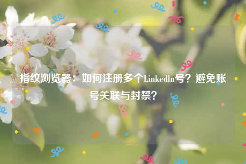 指纹浏览器：如何注册多个Linkedln号？避免账号关联与封禁？